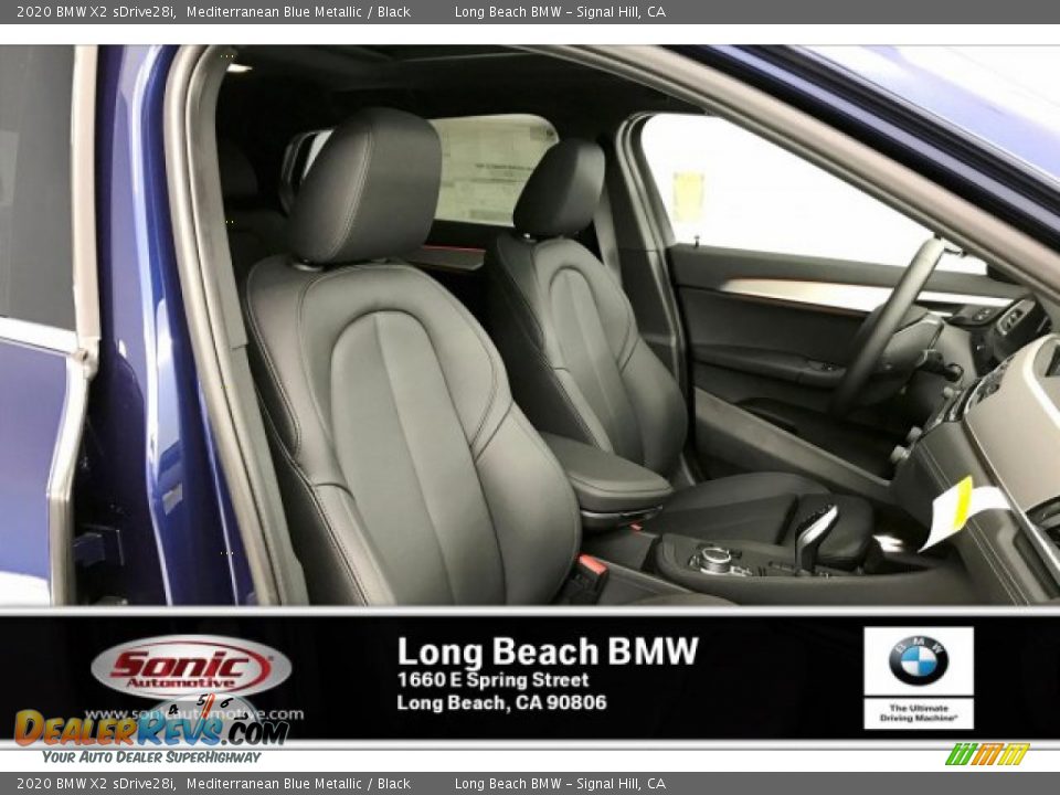 2020 BMW X2 sDrive28i Mediterranean Blue Metallic / Black Photo #7