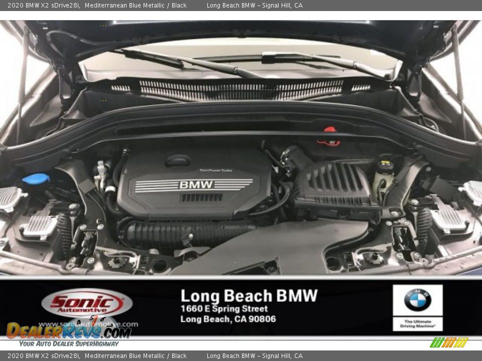 2020 BMW X2 sDrive28i Mediterranean Blue Metallic / Black Photo #8