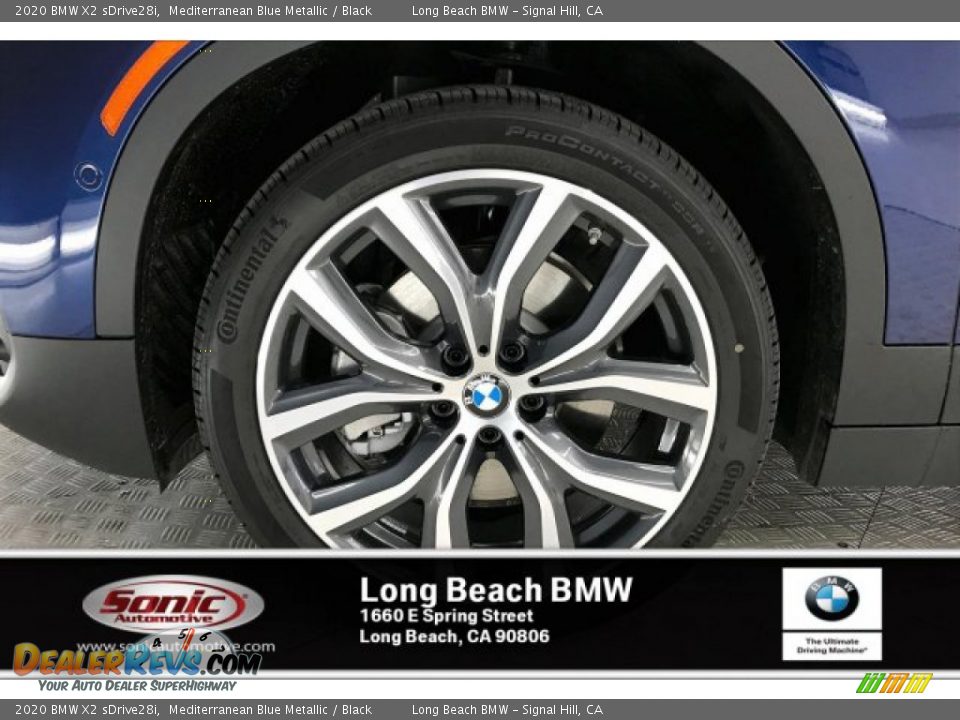 2020 BMW X2 sDrive28i Mediterranean Blue Metallic / Black Photo #9