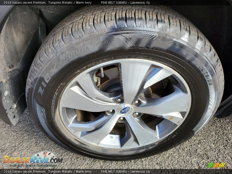 2019 Subaru Ascent Premium Tungsten Metallic / Warm Ivory Photo #20