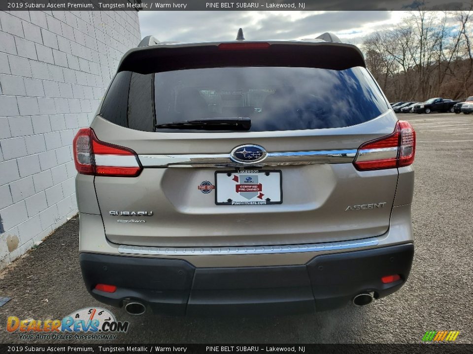 2019 Subaru Ascent Premium Tungsten Metallic / Warm Ivory Photo #22