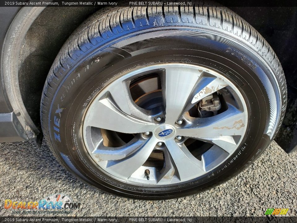 2019 Subaru Ascent Premium Tungsten Metallic / Warm Ivory Photo #26