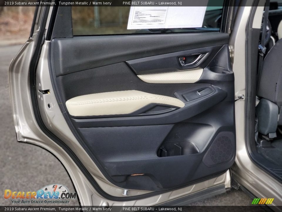 2019 Subaru Ascent Premium Tungsten Metallic / Warm Ivory Photo #29