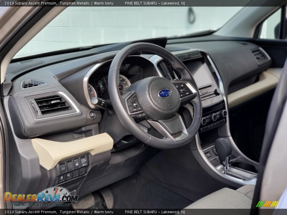 2019 Subaru Ascent Premium Tungsten Metallic / Warm Ivory Photo #32