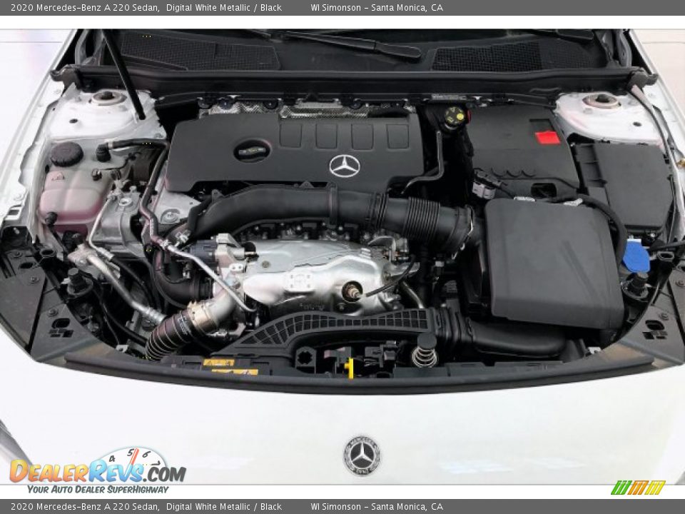 2020 Mercedes-Benz A 220 Sedan Digital White Metallic / Black Photo #8