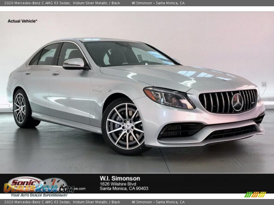 2020 Mercedes-Benz C AMG 63 Sedan Iridium Silver Metallic / Black Photo #1