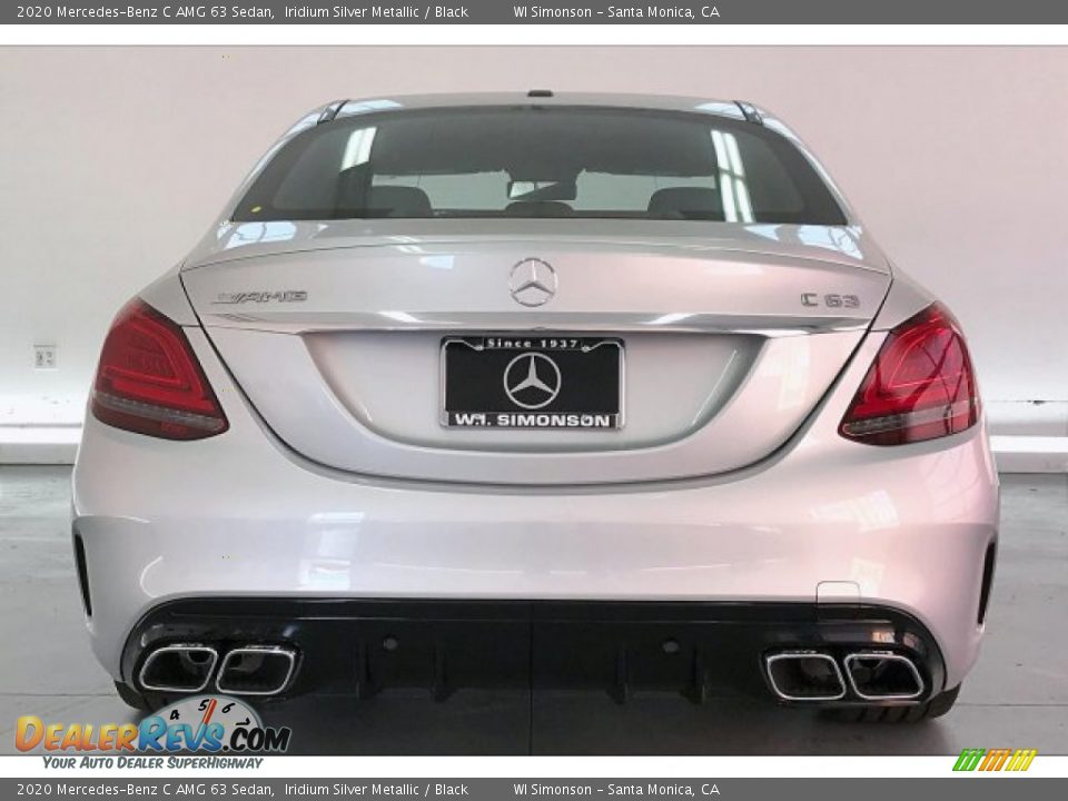 2020 Mercedes-Benz C AMG 63 Sedan Iridium Silver Metallic / Black Photo #3
