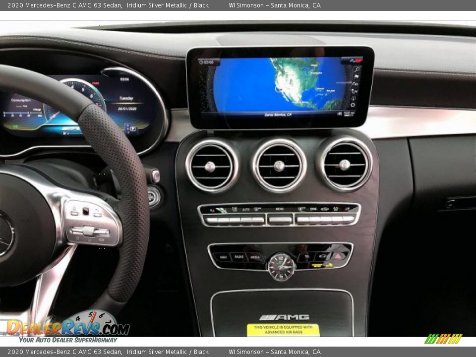 2020 Mercedes-Benz C AMG 63 Sedan Iridium Silver Metallic / Black Photo #5