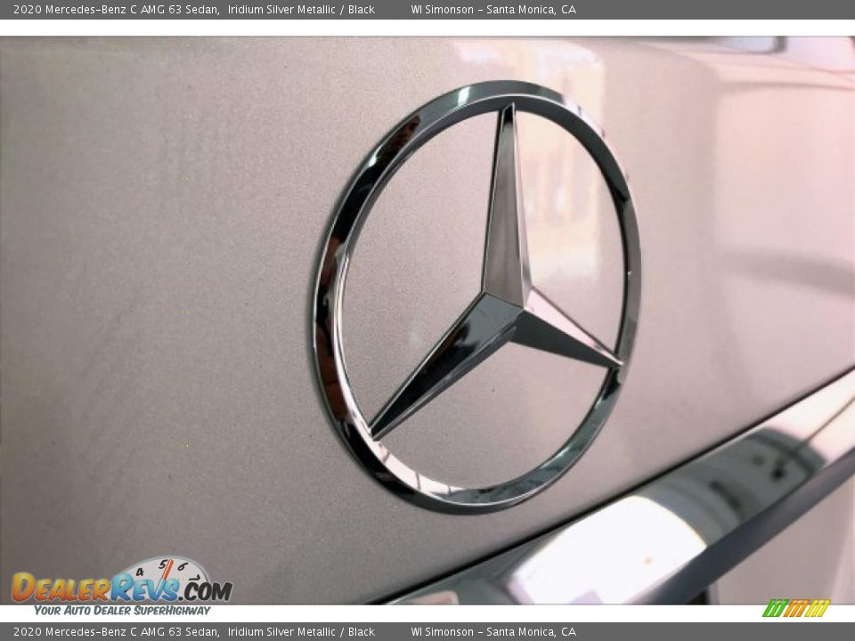 2020 Mercedes-Benz C AMG 63 Sedan Iridium Silver Metallic / Black Photo #7