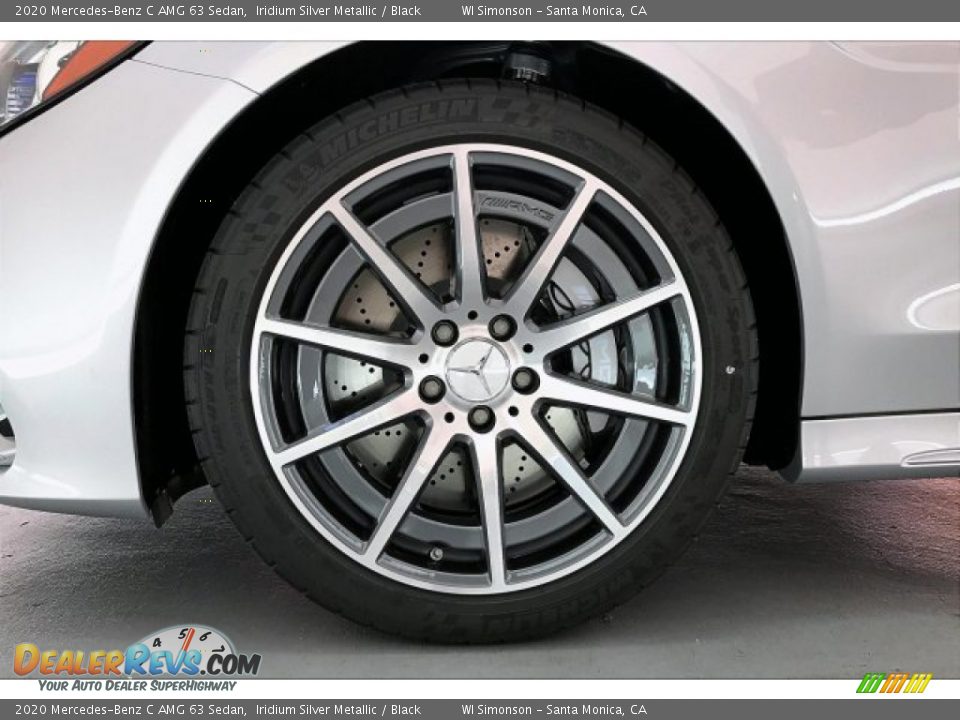 2020 Mercedes-Benz C AMG 63 Sedan Iridium Silver Metallic / Black Photo #8