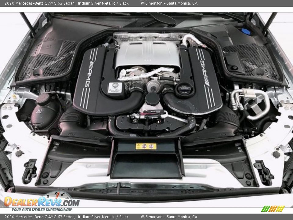 2020 Mercedes-Benz C AMG 63 Sedan Iridium Silver Metallic / Black Photo #9