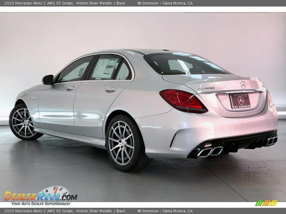 2020 Mercedes-Benz C AMG 63 Sedan Iridium Silver Metallic / Black Photo #10