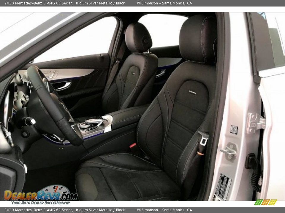 2020 Mercedes-Benz C AMG 63 Sedan Iridium Silver Metallic / Black Photo #14