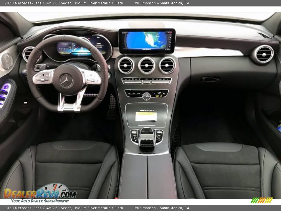 2020 Mercedes-Benz C AMG 63 Sedan Iridium Silver Metallic / Black Photo #17