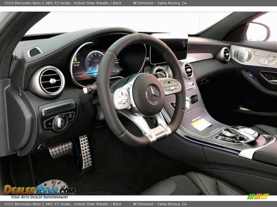 2020 Mercedes-Benz C AMG 63 Sedan Iridium Silver Metallic / Black Photo #22