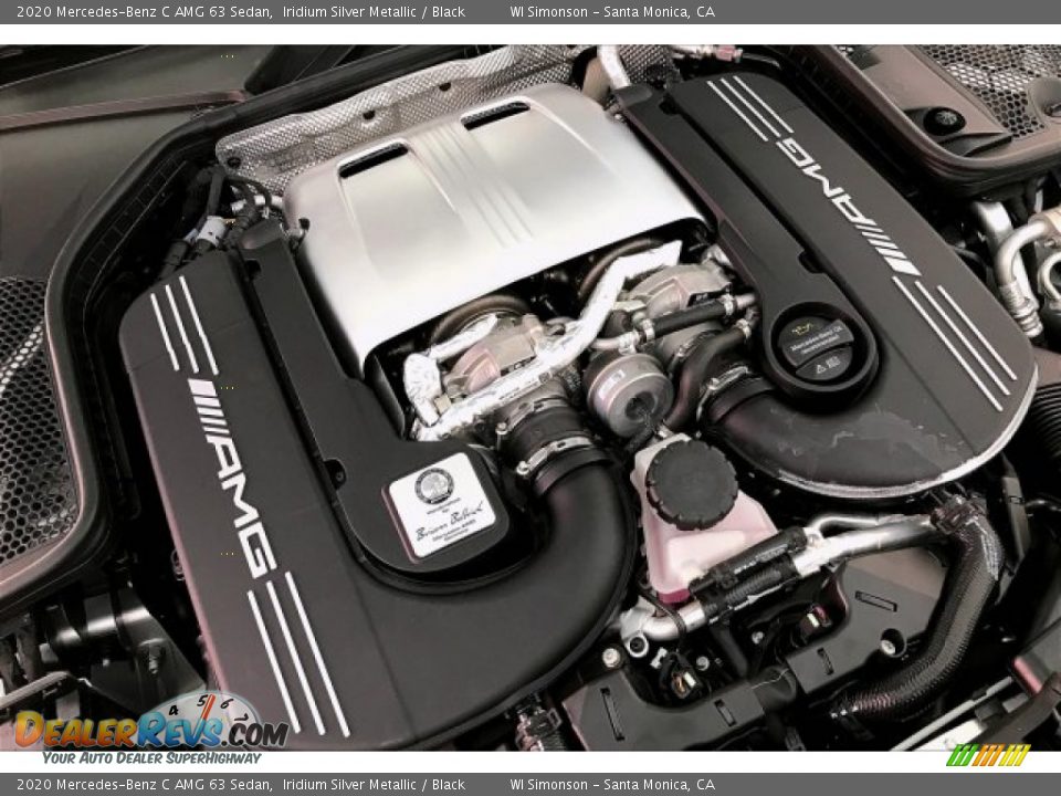 2020 Mercedes-Benz C AMG 63 Sedan Iridium Silver Metallic / Black Photo #31