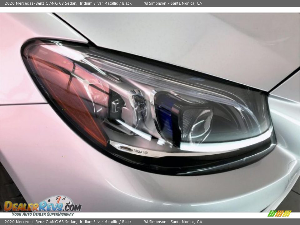 2020 Mercedes-Benz C AMG 63 Sedan Iridium Silver Metallic / Black Photo #32
