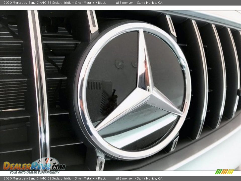 2020 Mercedes-Benz C AMG 63 Sedan Iridium Silver Metallic / Black Photo #33