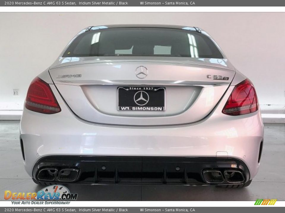 2020 Mercedes-Benz C AMG 63 S Sedan Iridium Silver Metallic / Black Photo #3