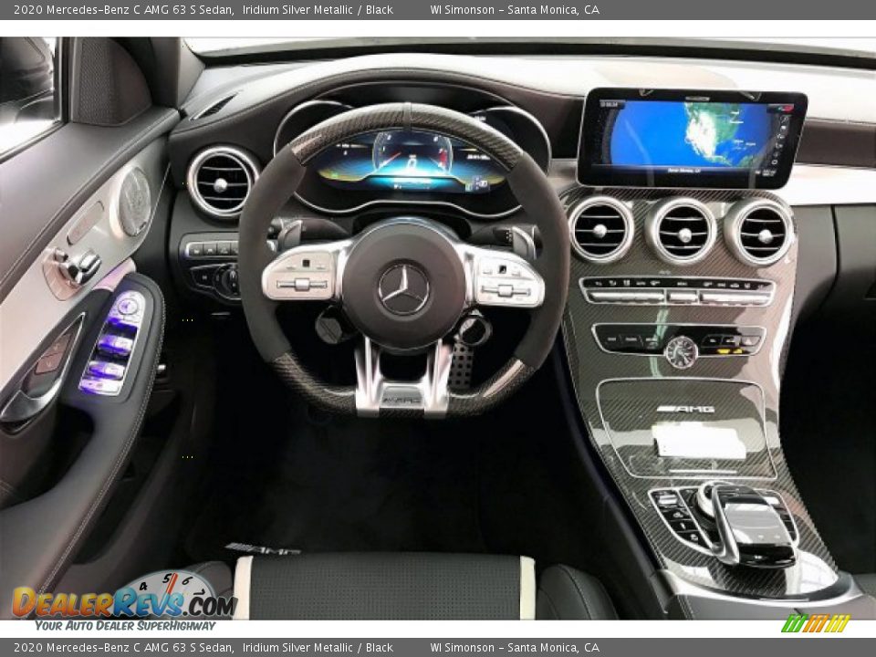 2020 Mercedes-Benz C AMG 63 S Sedan Iridium Silver Metallic / Black Photo #4
