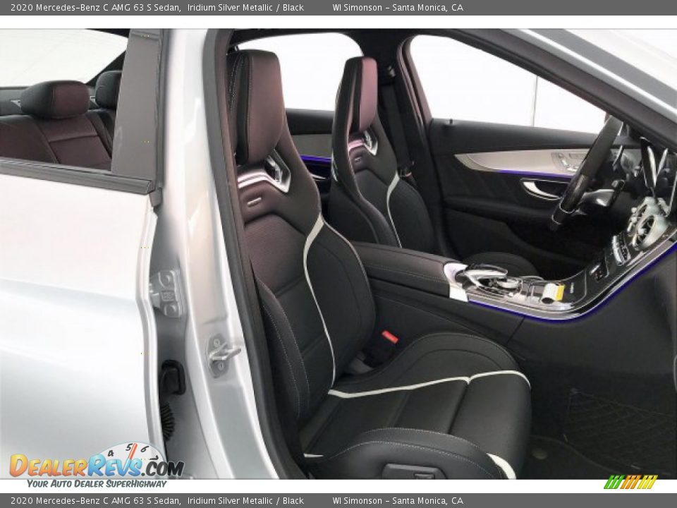 2020 Mercedes-Benz C AMG 63 S Sedan Iridium Silver Metallic / Black Photo #6