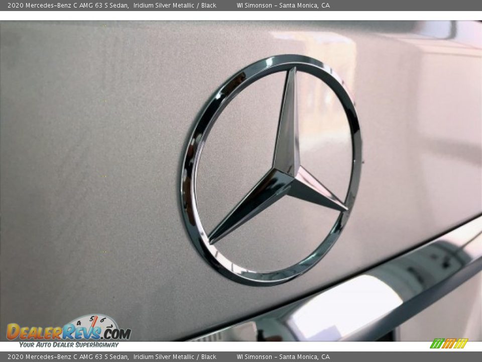 2020 Mercedes-Benz C AMG 63 S Sedan Iridium Silver Metallic / Black Photo #7