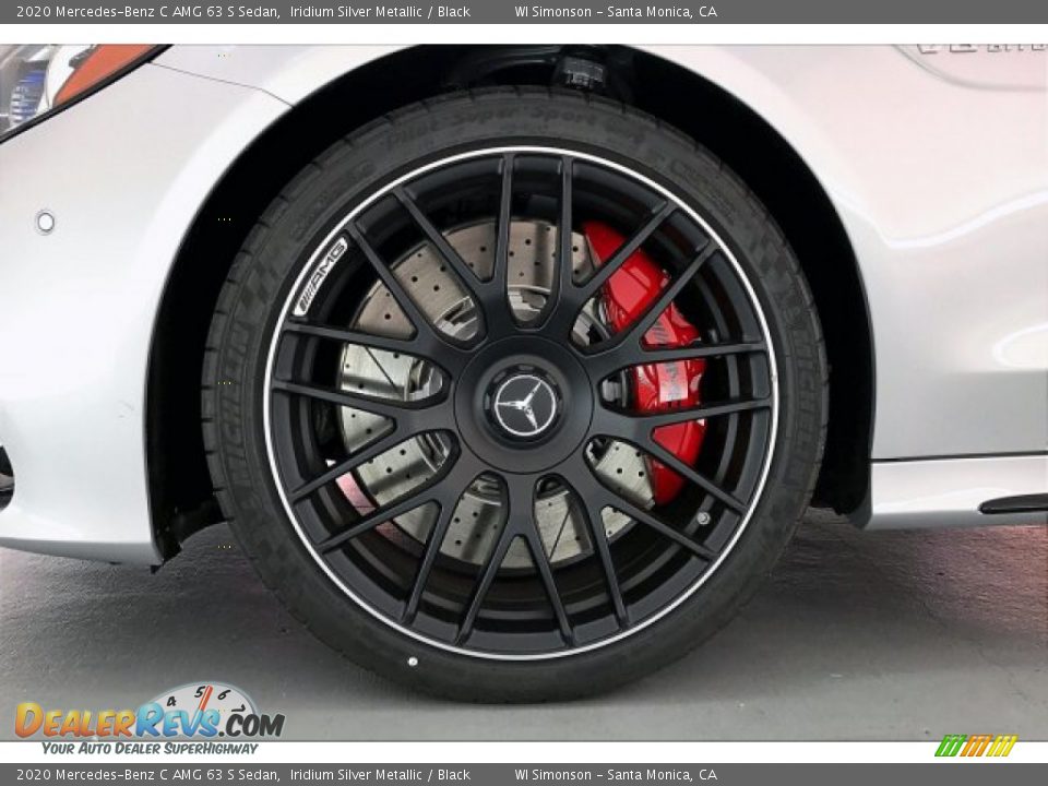 2020 Mercedes-Benz C AMG 63 S Sedan Iridium Silver Metallic / Black Photo #8