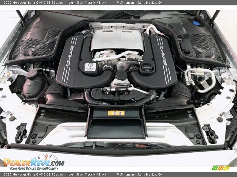 2020 Mercedes-Benz C AMG 63 S Sedan Iridium Silver Metallic / Black Photo #9