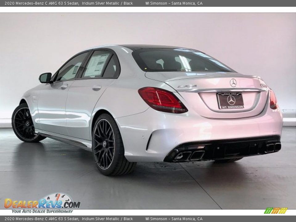 2020 Mercedes-Benz C AMG 63 S Sedan Iridium Silver Metallic / Black Photo #10