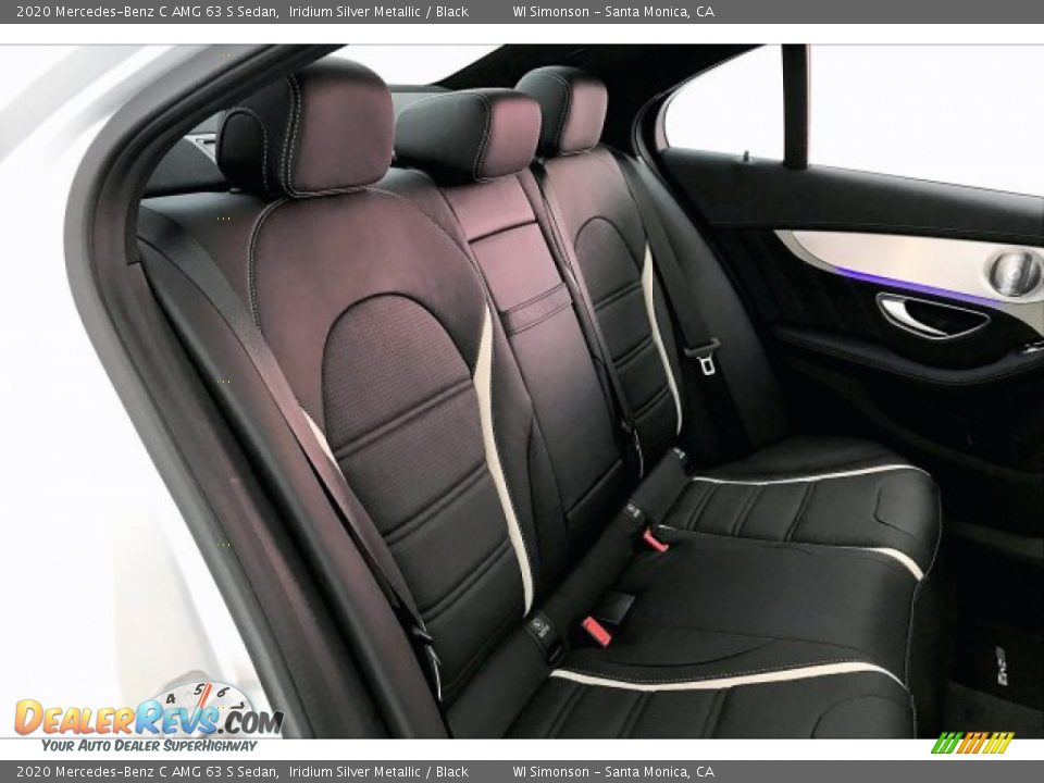 Rear Seat of 2020 Mercedes-Benz C AMG 63 S Sedan Photo #13