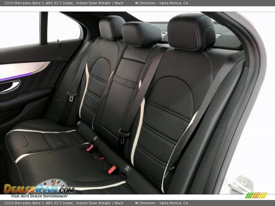 Rear Seat of 2020 Mercedes-Benz C AMG 63 S Sedan Photo #15