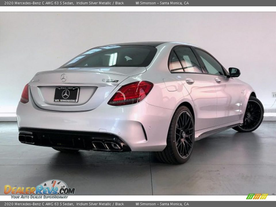2020 Mercedes-Benz C AMG 63 S Sedan Iridium Silver Metallic / Black Photo #16