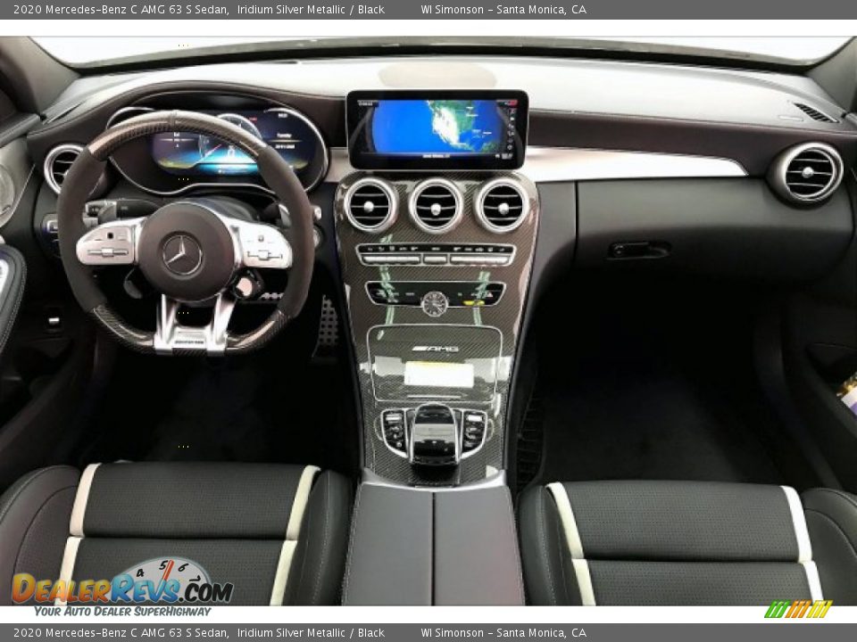 Dashboard of 2020 Mercedes-Benz C AMG 63 S Sedan Photo #17