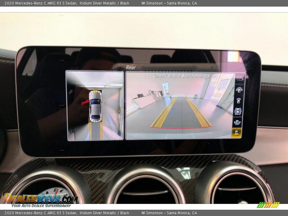 2020 Mercedes-Benz C AMG 63 S Sedan Iridium Silver Metallic / Black Photo #21