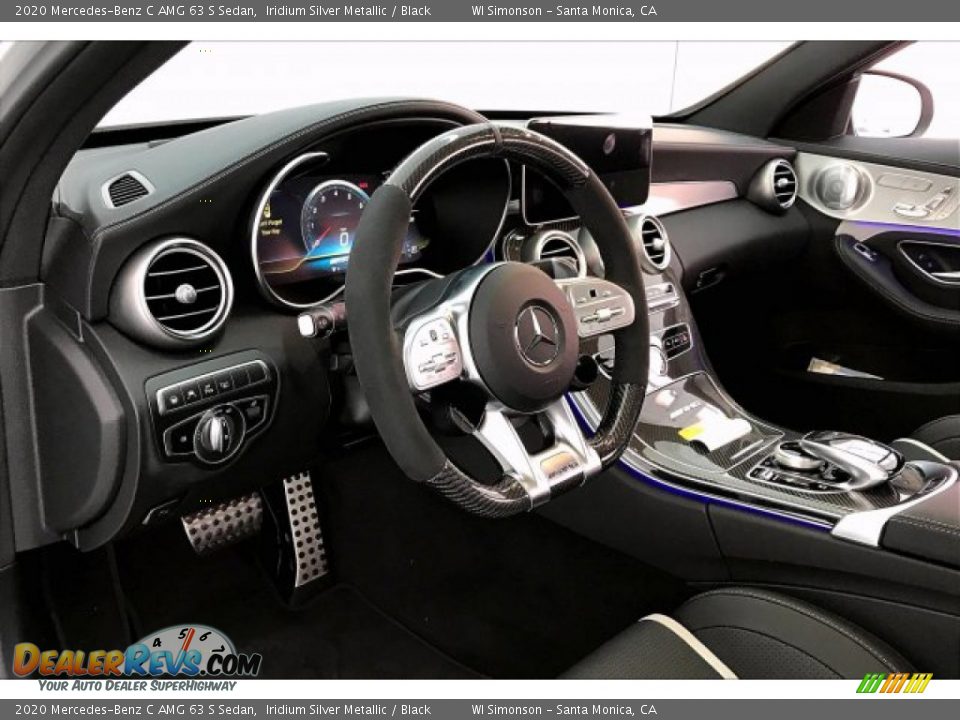 2020 Mercedes-Benz C AMG 63 S Sedan Iridium Silver Metallic / Black Photo #22