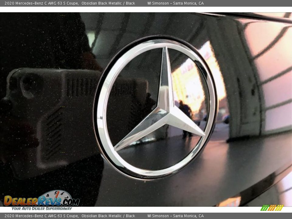2020 Mercedes-Benz C AMG 63 S Coupe Obsidian Black Metallic / Black Photo #7