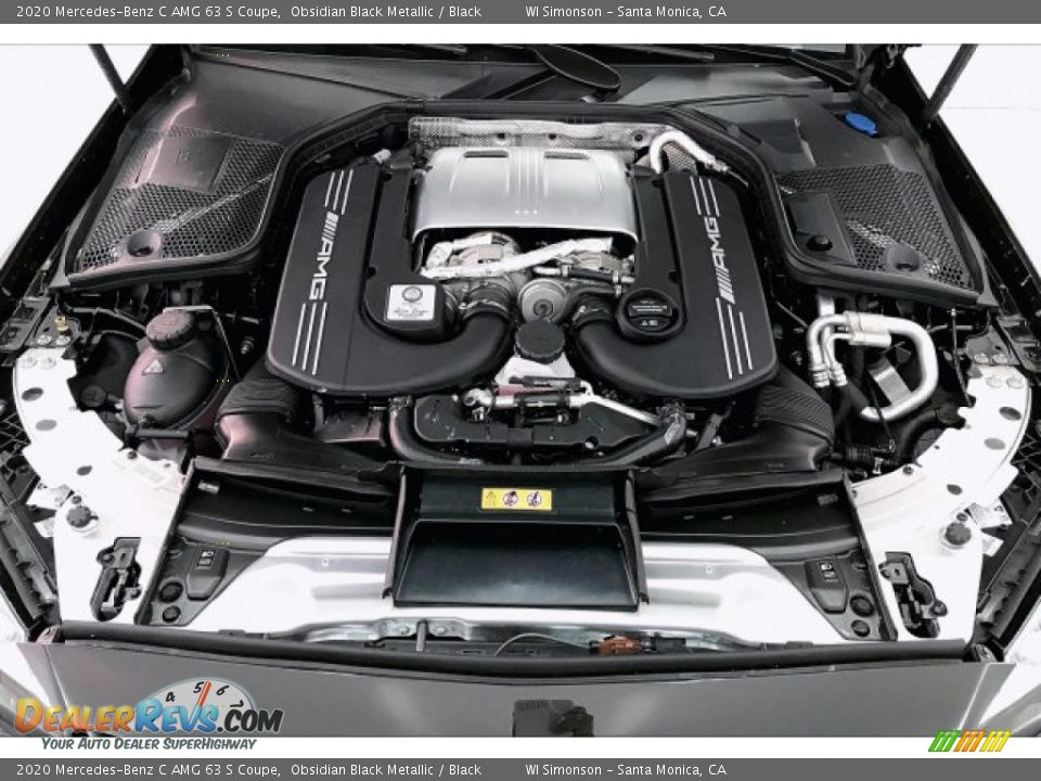 2020 Mercedes-Benz C AMG 63 S Coupe 4.0 Liter AMG biturbo DOHC 32-Valve VVT V8 Engine Photo #9