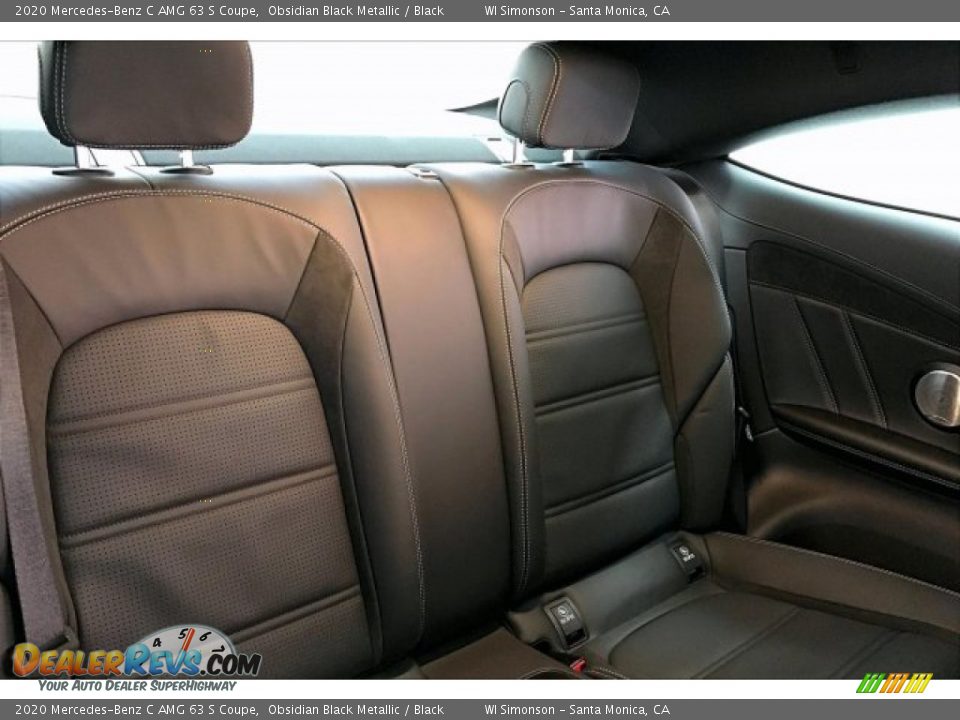 Rear Seat of 2020 Mercedes-Benz C AMG 63 S Coupe Photo #13