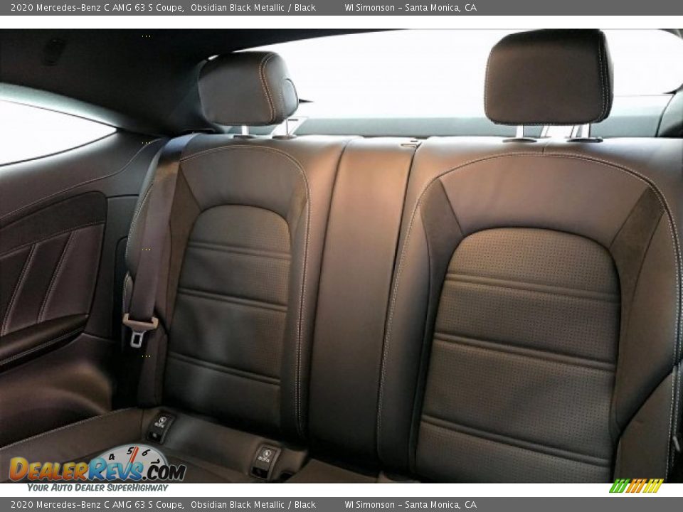 Rear Seat of 2020 Mercedes-Benz C AMG 63 S Coupe Photo #15