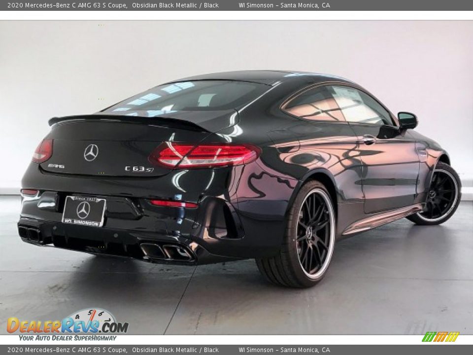 2020 Mercedes-Benz C AMG 63 S Coupe Obsidian Black Metallic / Black Photo #16