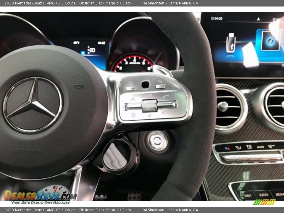 2020 Mercedes-Benz C AMG 63 S Coupe Steering Wheel Photo #19
