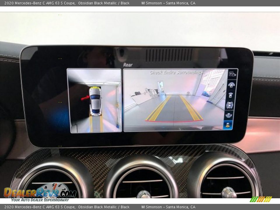 2020 Mercedes-Benz C AMG 63 S Coupe Obsidian Black Metallic / Black Photo #21
