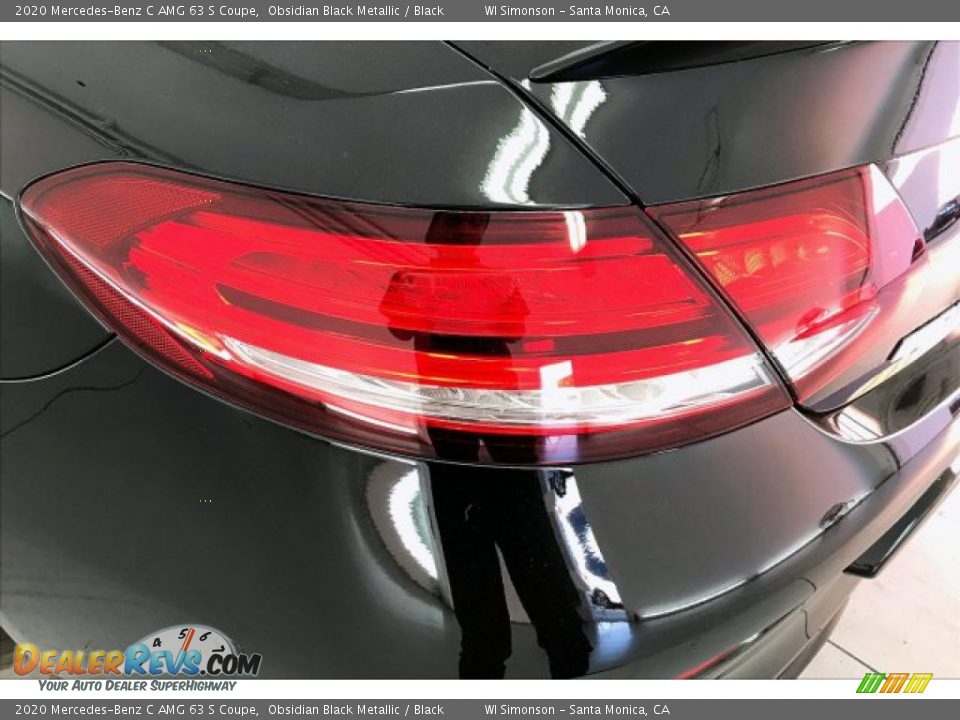 2020 Mercedes-Benz C AMG 63 S Coupe Obsidian Black Metallic / Black Photo #26
