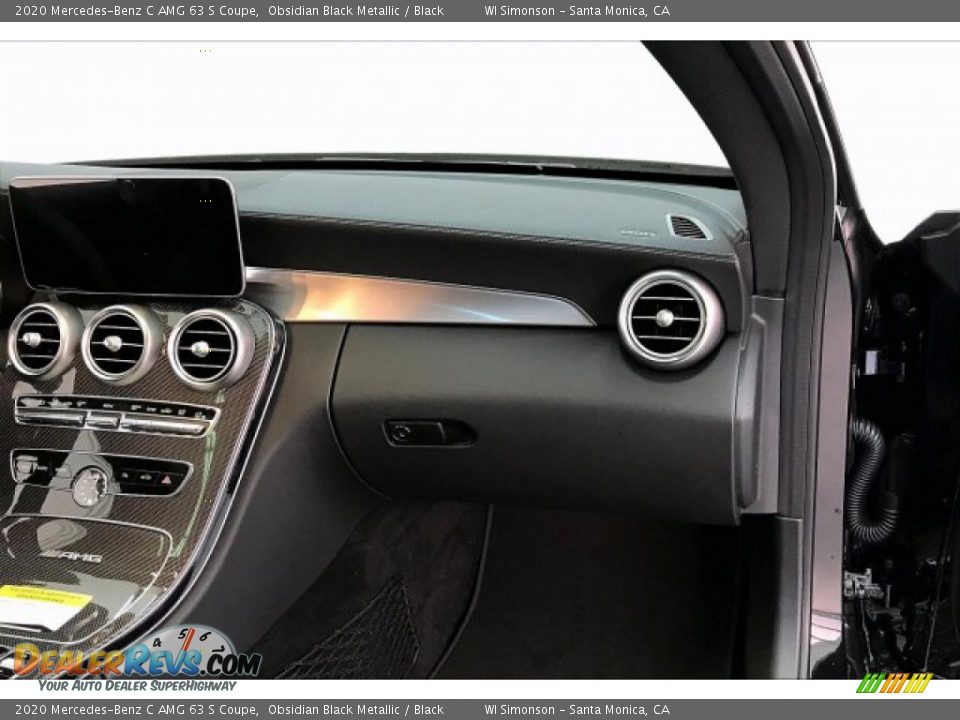 2020 Mercedes-Benz C AMG 63 S Coupe Obsidian Black Metallic / Black Photo #28