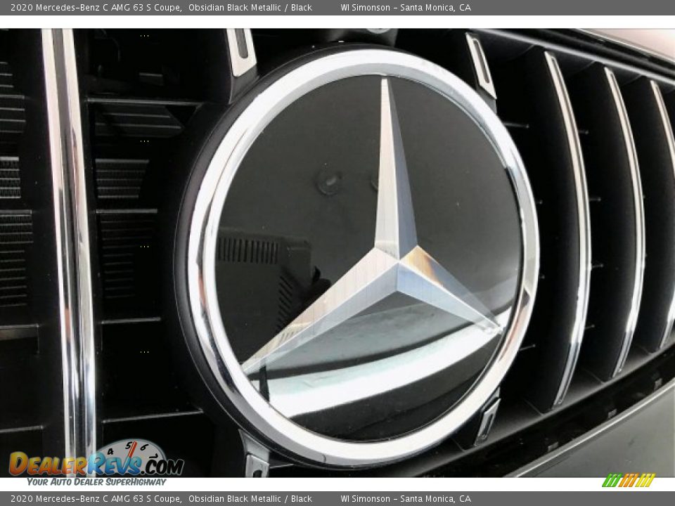 2020 Mercedes-Benz C AMG 63 S Coupe Obsidian Black Metallic / Black Photo #33