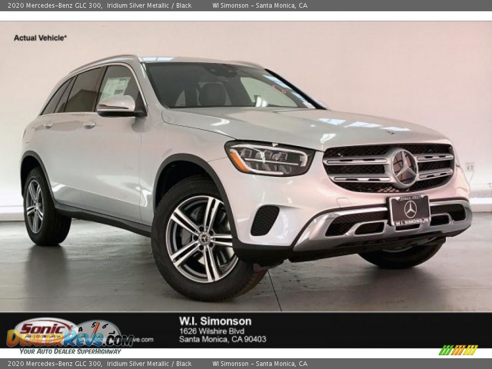 2020 Mercedes-Benz GLC 300 Iridium Silver Metallic / Black Photo #1
