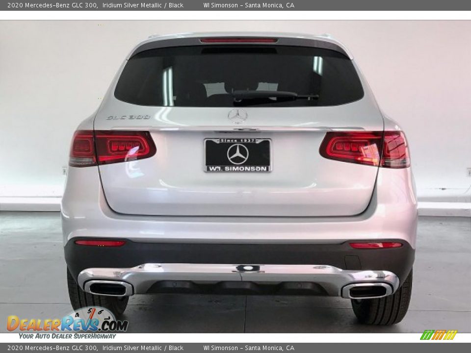 2020 Mercedes-Benz GLC 300 Iridium Silver Metallic / Black Photo #3
