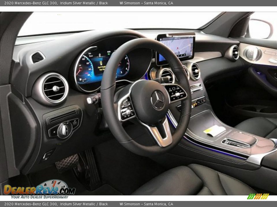 2020 Mercedes-Benz GLC 300 Iridium Silver Metallic / Black Photo #4