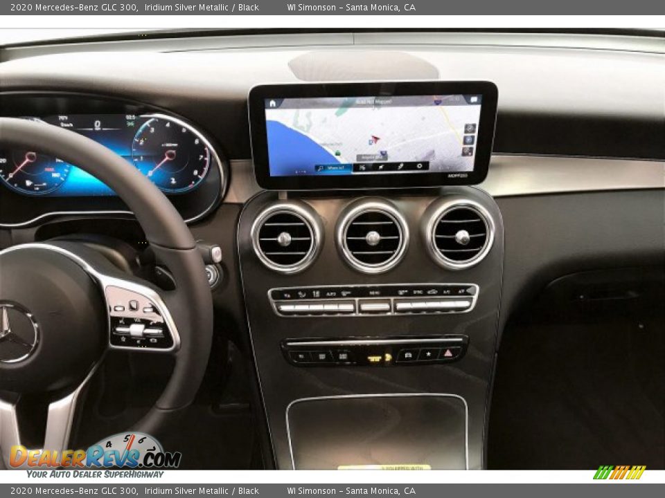 2020 Mercedes-Benz GLC 300 Iridium Silver Metallic / Black Photo #6
