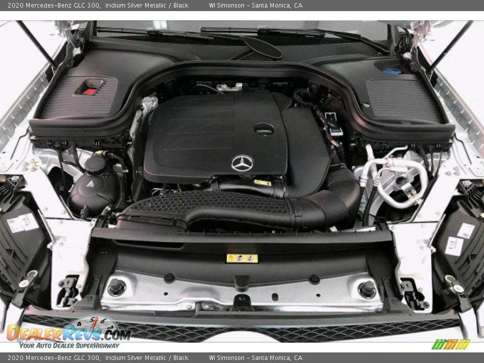 2020 Mercedes-Benz GLC 300 Iridium Silver Metallic / Black Photo #8